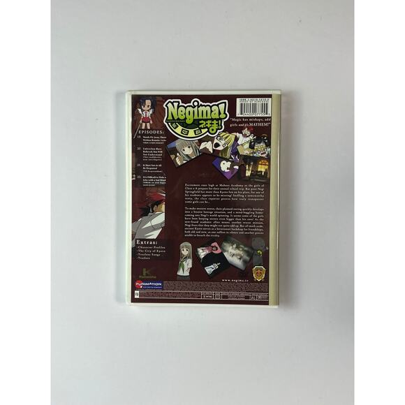 DVD Negima! Magic 501 Magic Outside Classroom English Japanese FUNimation 2007 - Picture 2 of 4